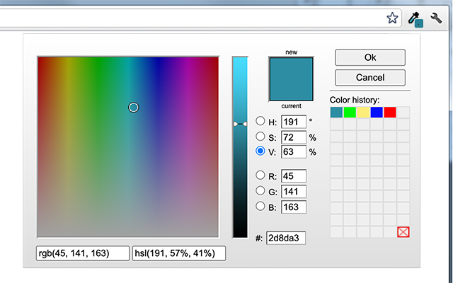 ColorZilla Colour Picker