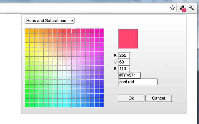 Visualiseur de Palette